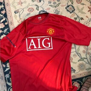 Nike Red Manchester United Jersey